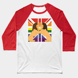 I promote the LGBT community in England with gay lions Baseball T-Shirt